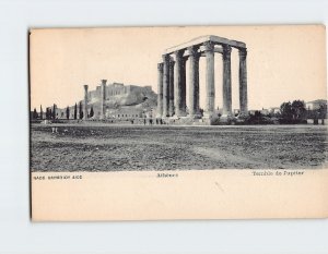 Postcard Temple of Olympian Zeus Athens Greece