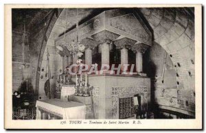 Tours Old Postcard Saint Martin's Tomb
