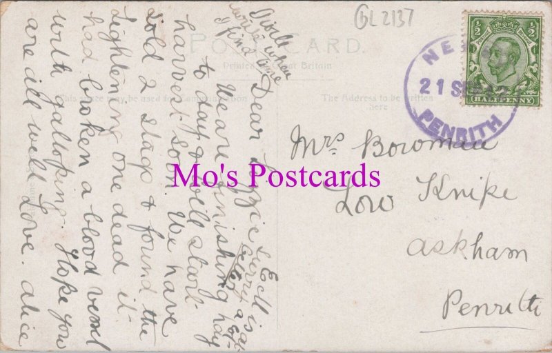 Genealogy Postcard - Bowman, Low Knife, Askham, Penrith, Cumbria  GL2137