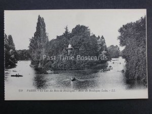 France PARIS Le Lac de Bois de Boulogne LL.259 by Levy early 1900's