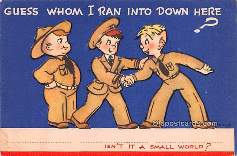 Small World Military Comic Unused 