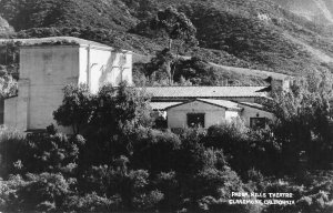 PADUA HILLS THEATRE Claremont, California RPPC Vintage ca 1950s Postcard