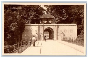 Sjaelland Denmark Postcard Sjaellandsporten c1940's RPPC Vintage Photo