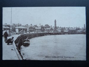 Norfolk GORLESTON HARBOUR shows Harbour Dining Rooms c1920s Postcard by J.Hiffen