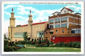 K29/ Shenandoah Iowa Postcard c1910 Earl Mays KMA Garden Radio Station 384