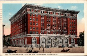 Postcard Y.M.C.A. Building Broadway and Third Ave in Louisville, Kentucky~1237