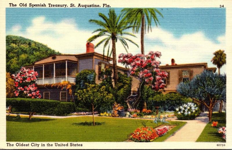 Florida St Augustine The Old Spanish Treasury