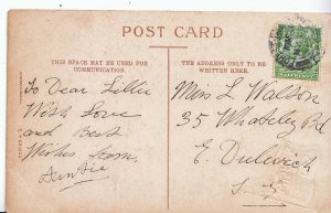 Genealogy Postcard - Family History - Walton - East Dulwich - London S.E   U3568