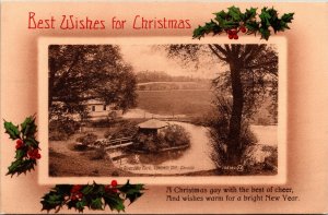 Postcard ON Toronto The Riverdale Park Best Wishes for Christmas ~1910 S99