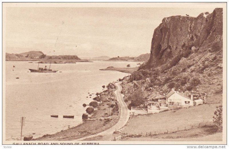 Gallanach Road And Sound Of Kerrera, Scotland, UK, 1910-1920s