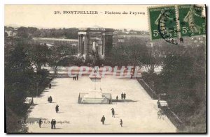 Old Postcard Montpellier Plateau Peyrou