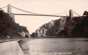 Vintage Postcard 1910's Clifton Suspension Bridge Bristol England UK