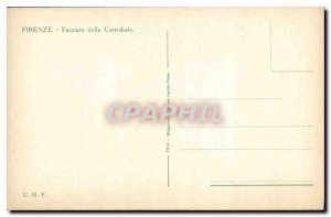 Old Postcard Firenze Facciata della Cattedrale