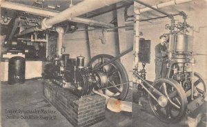 LPV97 White River Jct. Vermont Postcard Smith & Son Engine Dynamo & Ice Machine