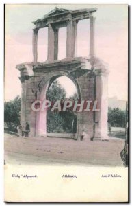 Old Postcard Greece Athens Greece Arch & # 39Adrien