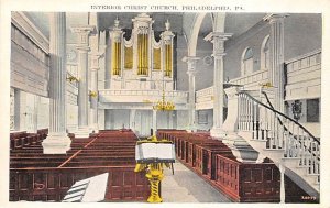 Interior Christ Church Philadelphia, Pennsylvania PA s 