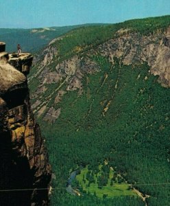 USA Yosemite National Park Glacier Point Vintage Postcard 07.67