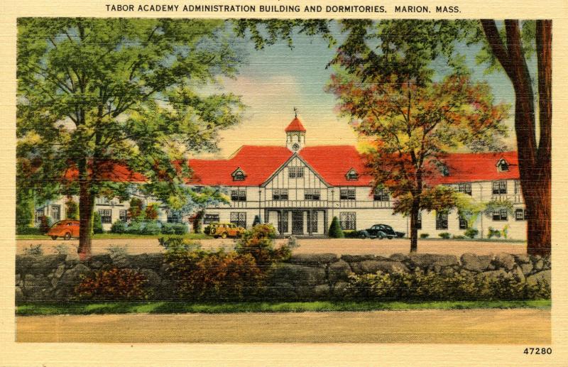 MA - Marion, Cape Cod. Tabor Academy Administration Building and Dormitories