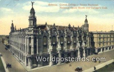 National Opera House & Gallego's Club Habana Republic of Cuba 1915 Missing St...