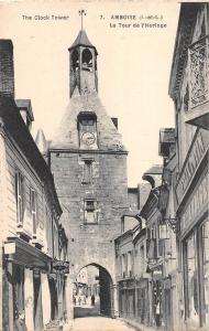 BR71416 the clock tower amboise    france