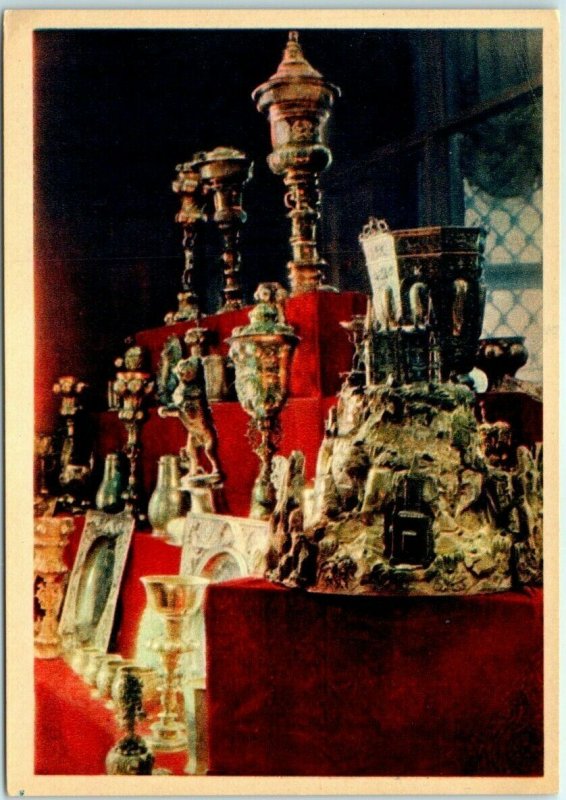 Postcard - Silver items of Hamburg - 17th Century - State Armory 