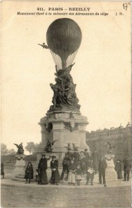 CPA PARIS 17e - Monument élevé á la mémoire des Aéronautes (75047)