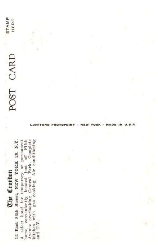 New York  City . the Crovdon