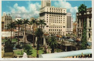 Brazil Sao Paulo Viaduto Do Cha São Paulo Vintage Postcard C143