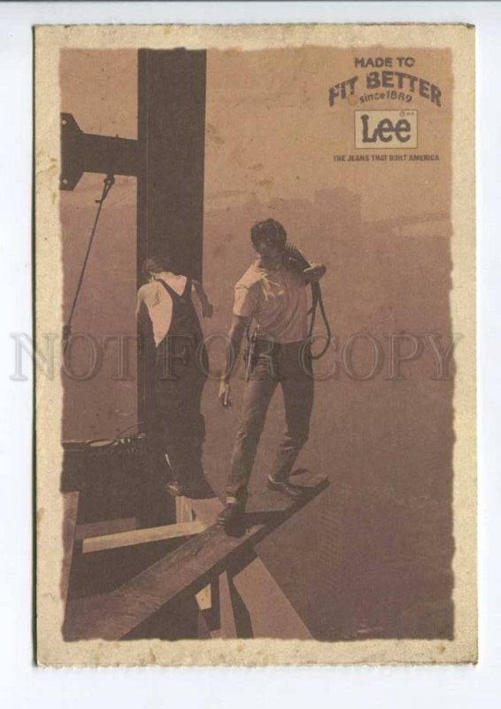 422657 LEE jeans ADVERTISING Modern postcard