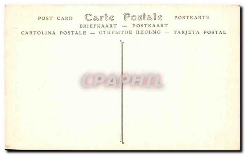 Old Postcard Bourg De Brou Church Facade