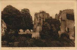 CPA Perigueux- Ruines du Chateau Barriere FRANCE (1072539)