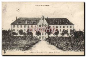 Postcard Old Bourbonnais Varennes sur Allier House of brothers