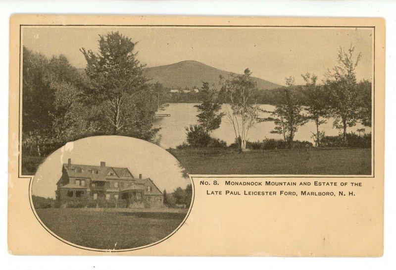 NH - Marlboro. Monadnock Mountain & Ford Estate