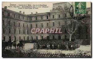 Postcard Old Army Barracks Avignon Genie of the 7th Court of the Republic Ral...