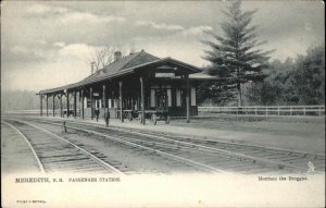 Meredith NH New Hampshire RR Train Station Depot Tuck c1905 Postcard