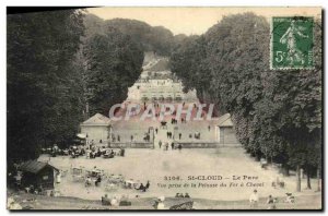 Old Postcard Parc de Saint Cloud Park