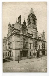 Wakefield Town Hall West Yorkshire UK postcard