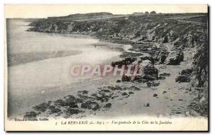Old Postcard La Bernerie General view of the Cote Joselière