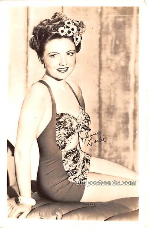 Joan Leslie Movie Star Actor Actress Film Star Unused 