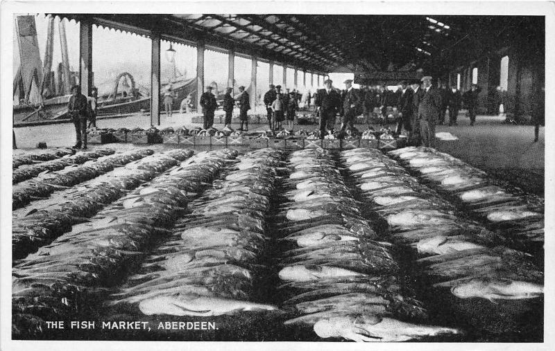 BF36588 the fish market aberdeen uk