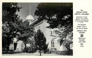 Frashers RPPC F-1649X Nevada State Capitol Bldg Smallest Capitol City in US