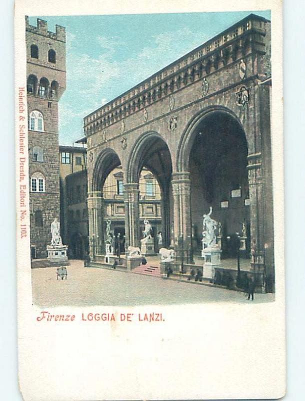 Pre-1907 LOGGIA Firenze - Florence Italy hJ6642