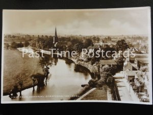 c1937 RP - View from Memorial, Stratford on Avon