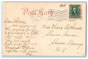 1907 Wave Crests Asbury Park NJ Posted Antique Arthur Livingston Postcard