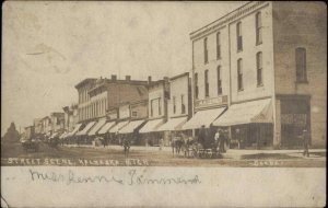 Kalkaska MI Street Scene c1910 BEEBE Real Photo Postcard