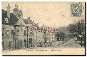 Postcard Old Main facade Clairvaux Prison Central House