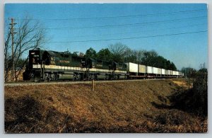 Vintage Railroad Train Locomotive Postcard - Southern Railway