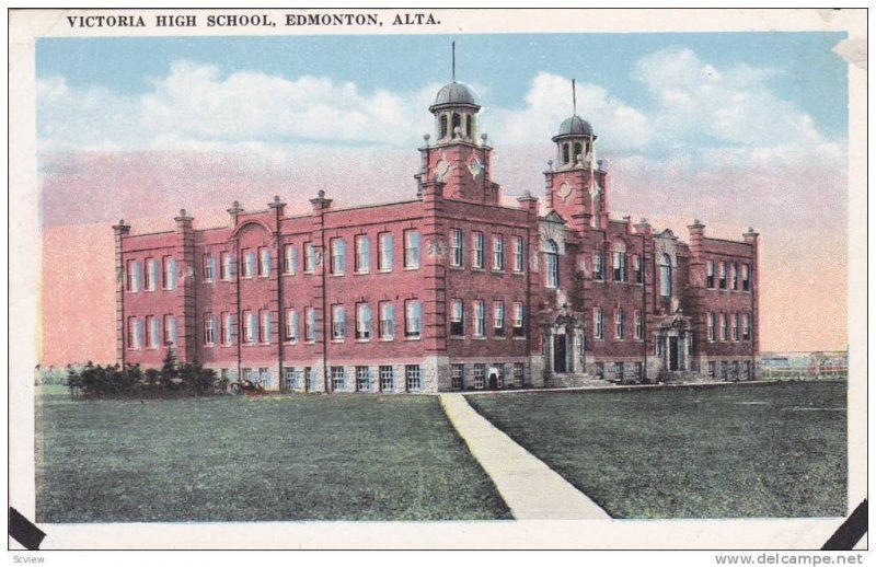 Exterior, Victoria High School, Edmonton, Alberta,  00-10s