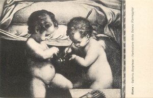 Italy Rome Galleria Borghese arts painting of babies painting Danea by Corregio