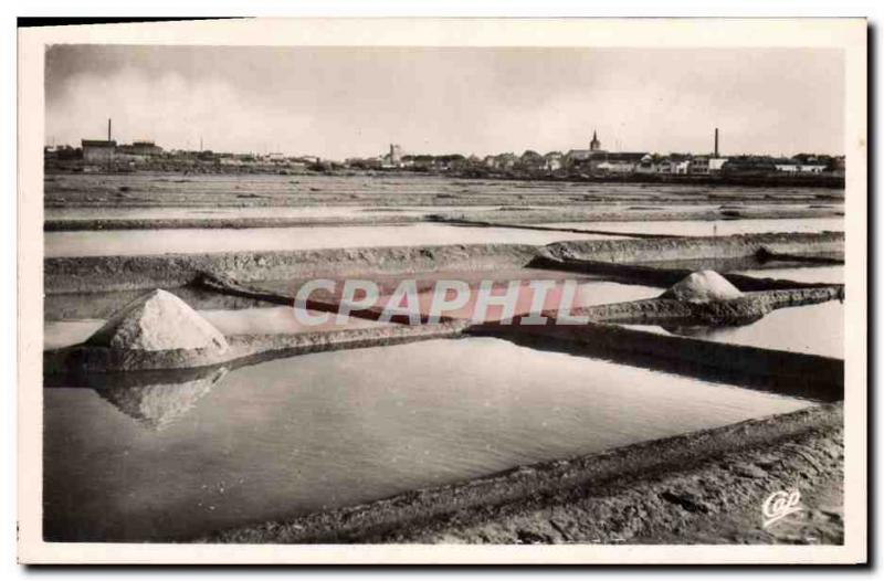 Old Postcard Folklore Salterns The d & # 39Olonne Sands